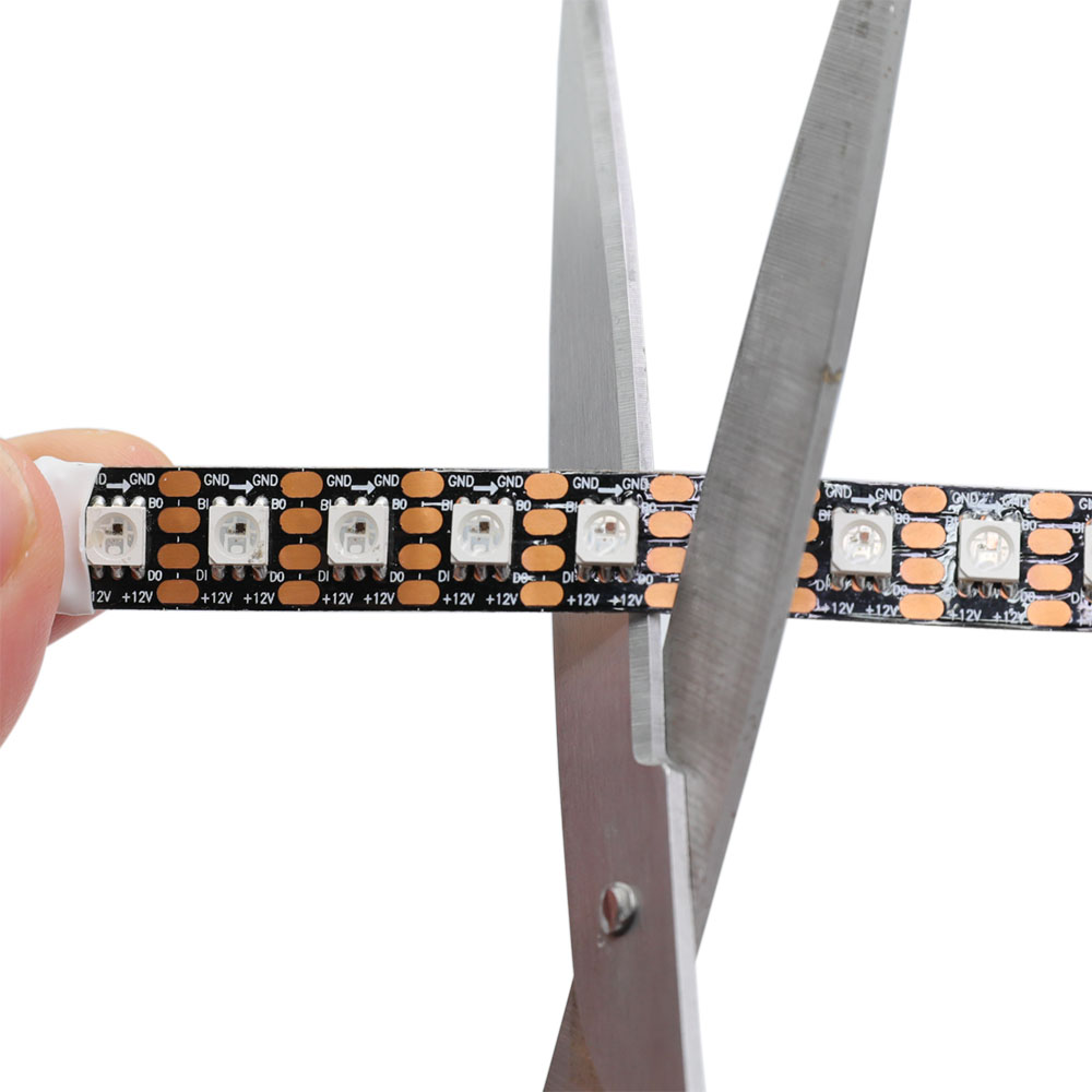 DC12V WS2815 (Upgraded WS2812B) 5M 480 LEDs Individually Addressable Digital Strip Lights (Dual Signal Wires), Waterproof Dream Color Programmable 5050 RGB Flexible LED Ribbon Light DC12V WS2815 (Upgraded WS2812B) 5M 480 LEDs Individually Addressable Digital Strip Lights (Dual Signal Wires), Waterproof Dream Color Programmable 5050 RGB Flexible LED Ribbon Light